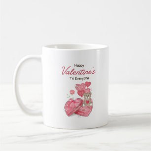 Glad Alla hjärtans dag 2024 - Kärlek Bilder Trendi Kaffemugg