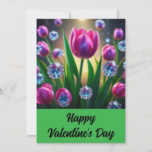 Glad Alla Hjärtans Dag 3 Julkort (Framsida)