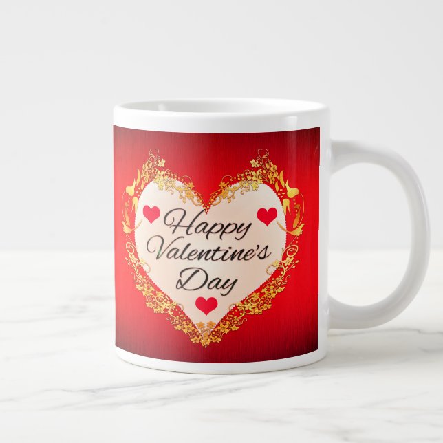 Glad Alla Hjärtans Dag!-47949 Jumbo Mugg (Höger)
