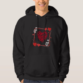 Glad Alla Hjärtans Dag 67 Rött Hjärta Tröja Hoodie