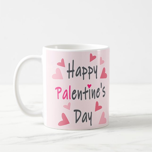 Glad Alla Hjärtans Dag Alla Hjärtans Dag Kaffe Mug Kaffemugg (Vänster)