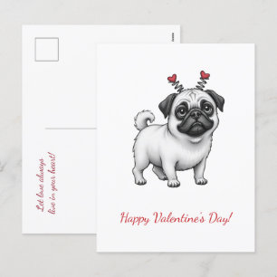 Glad Alla hjärtans dag! Alla hjärtans kort. Helg Vykort