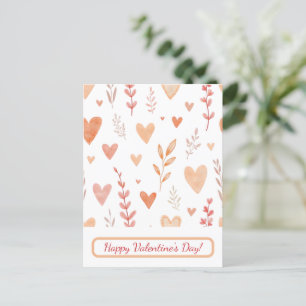 Glad Alla hjärtans dag! Alla hjärtans kort. Helg Vykort