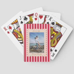 Glad Alla Hjärtans Dag Anpassad Fotografi Modern Casinokort