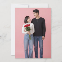 Glad Alla Hjärtans Dag Anpassad fotokollage Semest Julkort