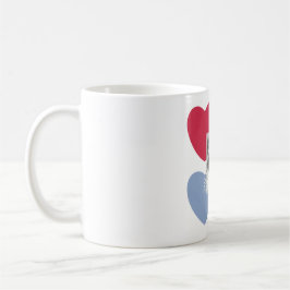 Glad Alla hjärtans dag - anpassad kärleksfoto-mugg Kaffemugg