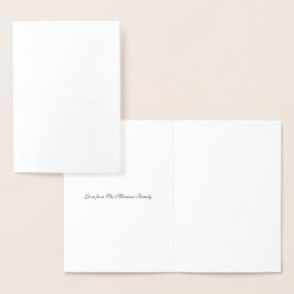 Glad Alla hjärtans dag-anpassningsbar polka dots Folierat Kort