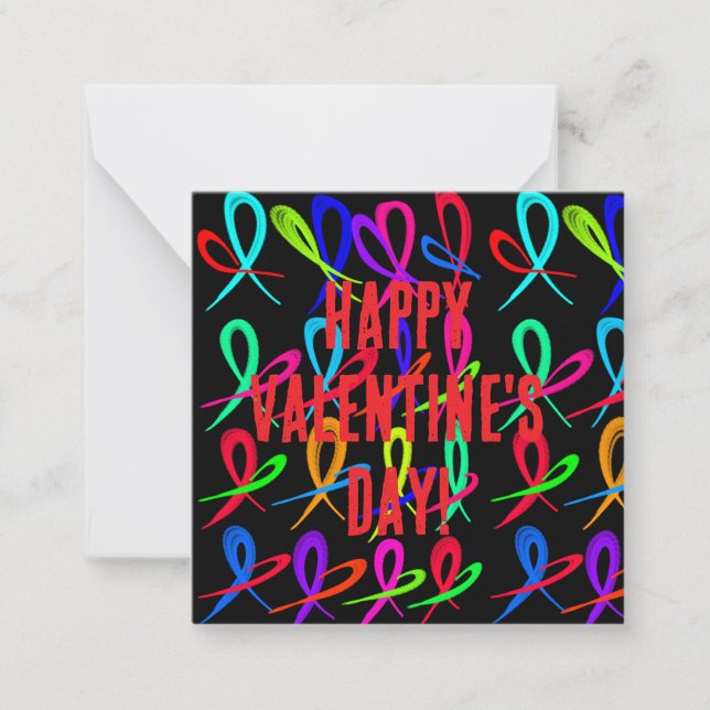 Glad Alla Hjärtans Dag  Anteckningskort (Framsida)