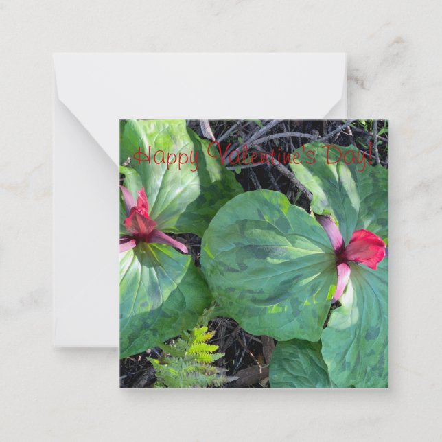 Glad Alla hjärtans dag! Anteckningskort (Framsida)