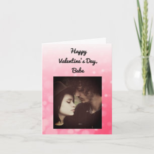 Glad Alla Hjärtans Dag Babe, Lägg till ditt eget f Kort