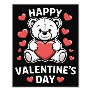 Glad Alla Hjärtans Dag Björn vday Fototryck