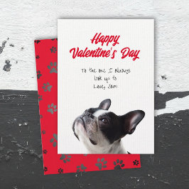 Glad Alla hjärtans dag Boston Terrier-kort Kort