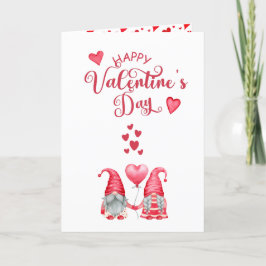 Glad Alla hjärtans dag, Cute Gnomes Photo Helgkort