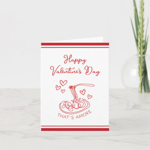 Glad Alla hjärtans dag - det är Amore Red Kort