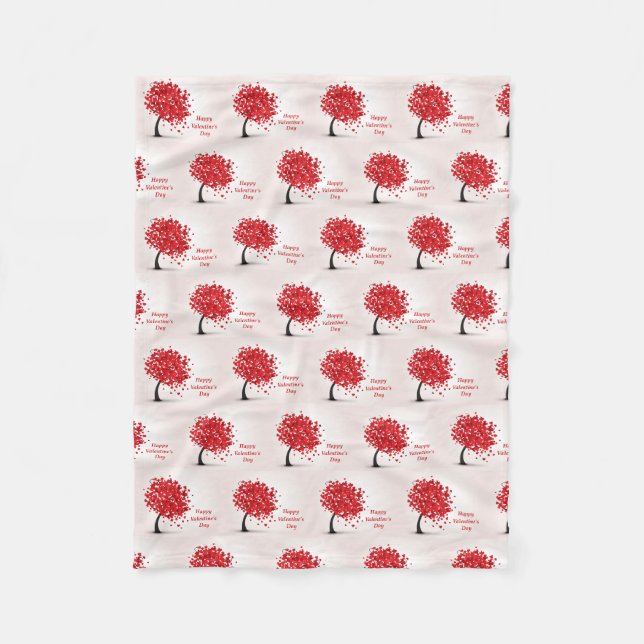 Glad Alla hjärtans dag Fleece Blanket (Framsidan)