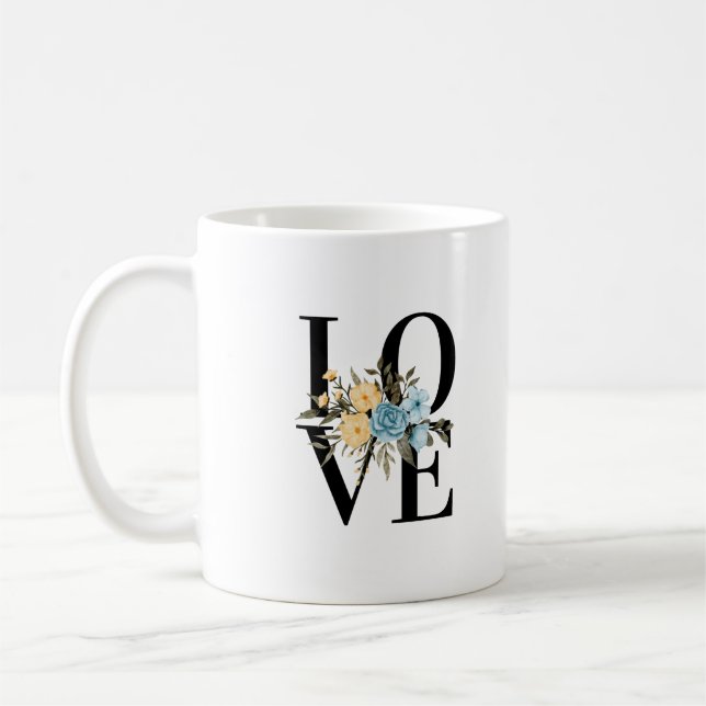 Glad Alla hjärtans dag för Älskare Mode Kaffemugg (Vänster)