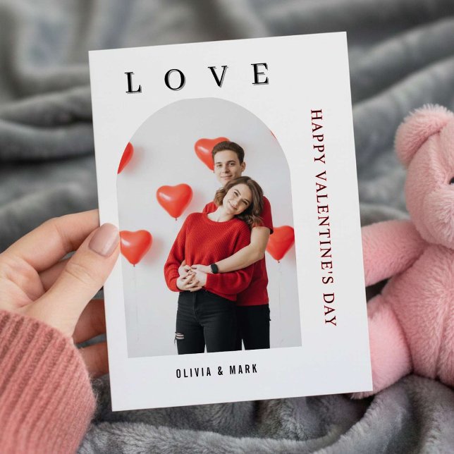 Glad Alla Hjärtans Dag Foto Collage Julkort (Skapare uppladdad)