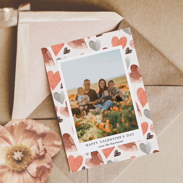 Glad Alla Hjärtans Dag Foto Semesterkort Julkort (Skapare uppladdad)