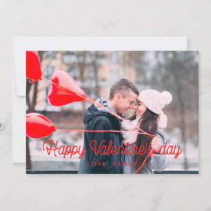 Glad Alla hjärtans dag-fotokort Julkort