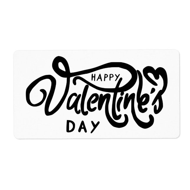 Glad Alla hjärtans dag Fraktsedel (Framsidan)