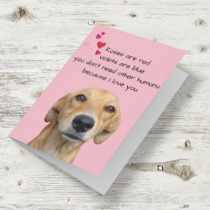 Glad Alla hjärtans dag från Hund älskare Kort