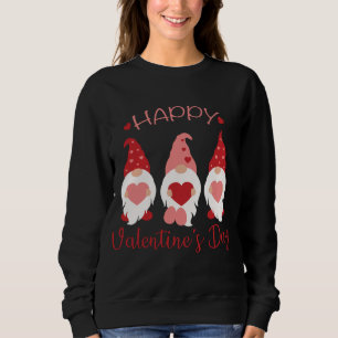 Glad Alla hjärtans dag Gnomes Red Play Hearts Kärl T Shirt