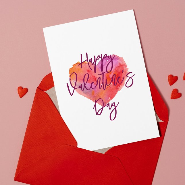 Glad Alla hjärtans dag Heart Classroom Alla hjärta Anteckningskort (Happy Valentine's Day Heart Classroom Valentine's Note Card)