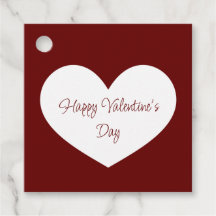 Glad Alla hjärtans dag Heart Cute Red