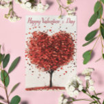 Glad Alla hjärtans dag Heart Red Träd Vykort<br><div class="desc">Den här designen har skapats genom digital grafik. Det kan vara personlig i det område som tillhandahålls eller anpassning genom att klicka för att anpassa ytterligare alternativ och ändra namn, initialer eller ord. Du kan också ändra texten färg och stil eller ta bort texten för en bilddesign. Kontakta mig på...</div>