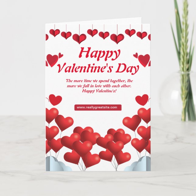 Glad Alla hjärtans dag Helgkort (Framsida)