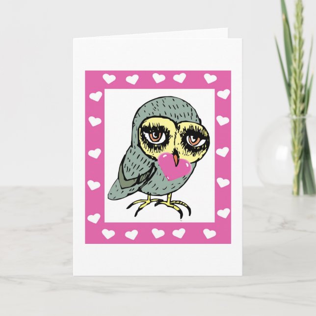 Glad Alla hjärtans dag! Helgkort (Framsida)