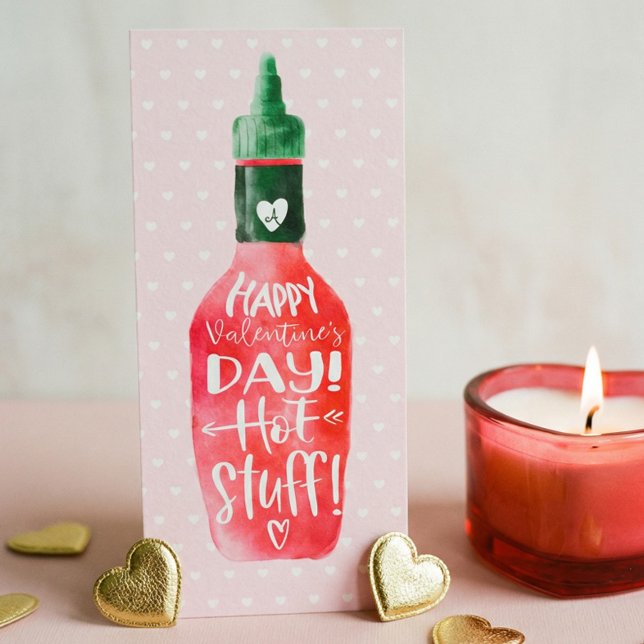 Glad Alla hjärtans dag Hett Suff | HETT FLASKA (Happy Valentine's Day Hot Suff | Hot Sauce Bottle)