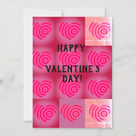 Glad Alla Hjärtans Dag Hjärtan Julkort