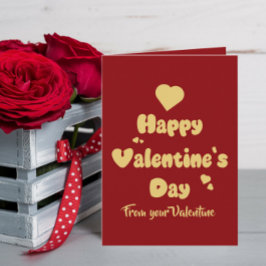 Glad Alla Hjärtans Dag Hjärtan Söta Helgkort