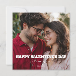 Glad Alla hjärtans dag i Kärlek, du XOXO Modern Ph Julkort