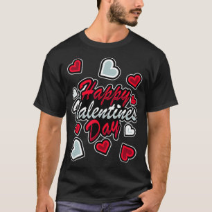 Glad Alla hjärtans dag i klack och fin design T Shirt