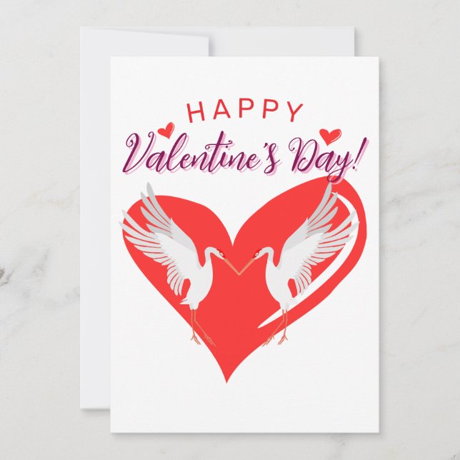 Glad Alla Hjärtans Dag Julkort (Framsida)