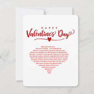 Glad Alla hjärtans dag Julkort