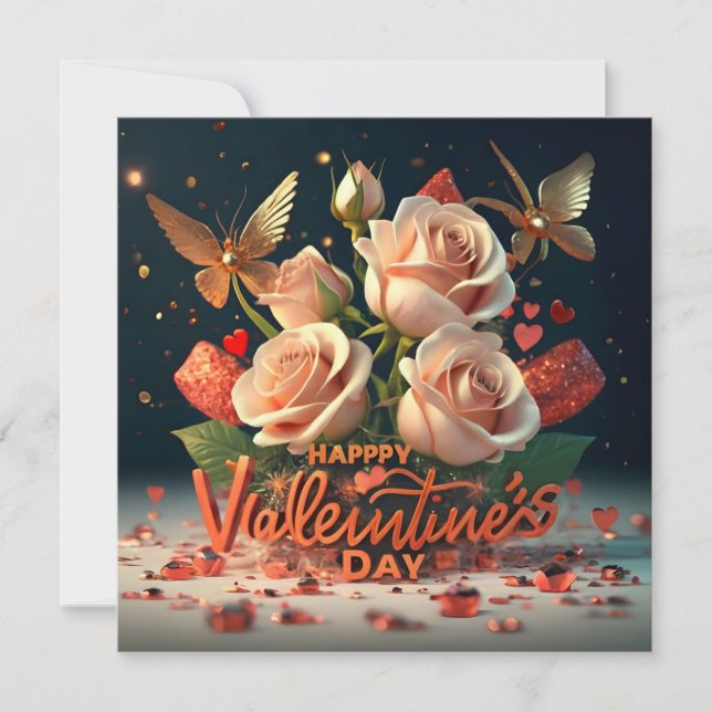 Glad Alla Hjärtans Dag Julkort (Framsida)