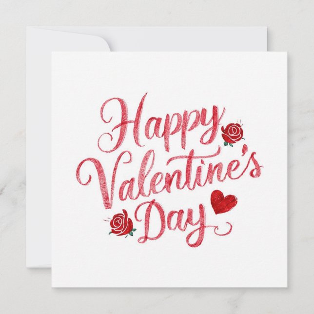 Glad Alla Hjärtans Dag Julkort (Framsida)