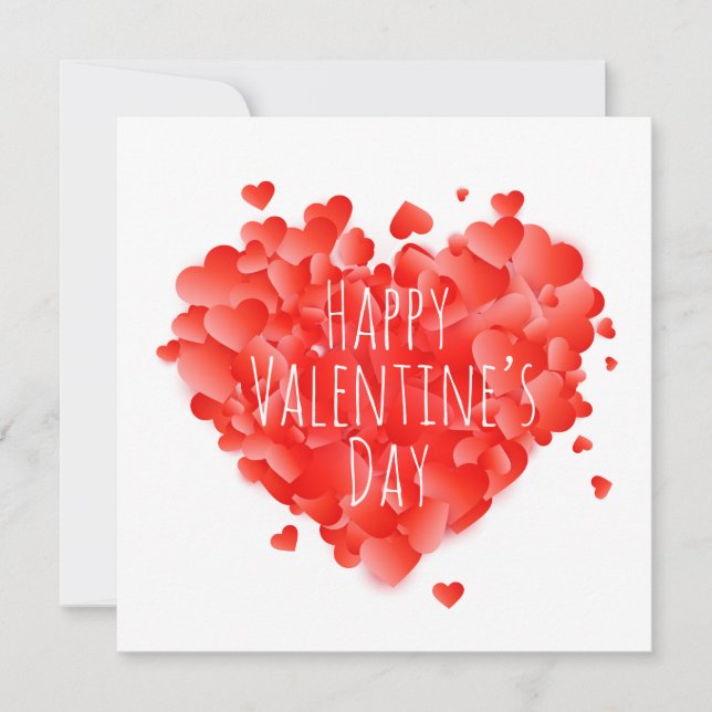 Glad Alla hjärtans dag Julkort (Framsida)