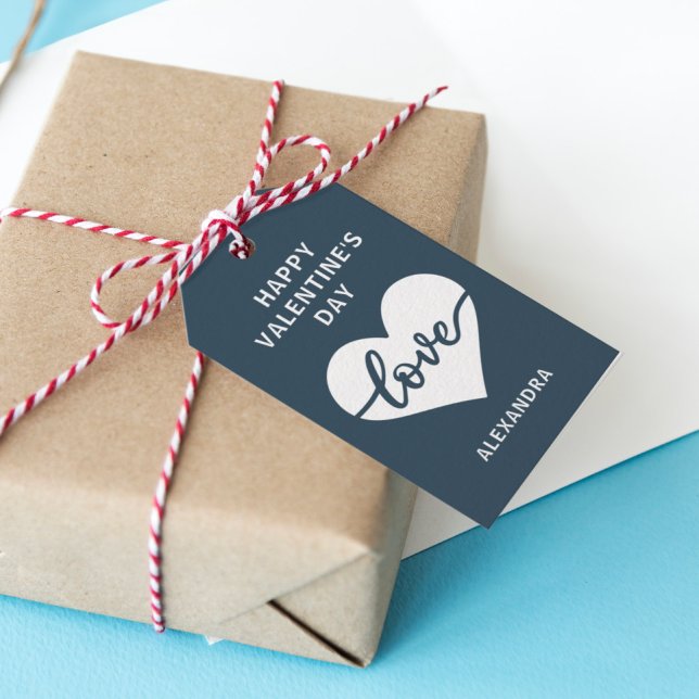 Glad Alla hjärtans dag, kärlek Gift-Märkre Presentetikett (Skapare uppladdad)
