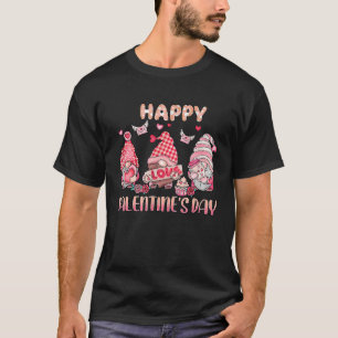 Glad Alla hjärtans dag Kärlek Gnome Alla hjärtans T Shirt