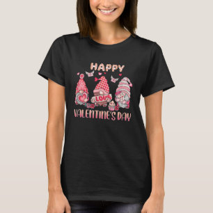 Glad Alla hjärtans dag Kärlek Gnome Alla hjärtans T Shirt