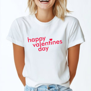 Glad Alla hjärtans dag Kärlek Heart Modern Trend T Shirt