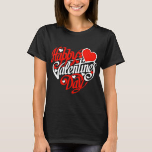 Glad Alla hjärtans dag Kärlek Heart Tee