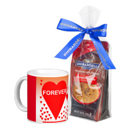 Glad Alla hjärtans dag Kärlek Hearts Mugg & Hett C