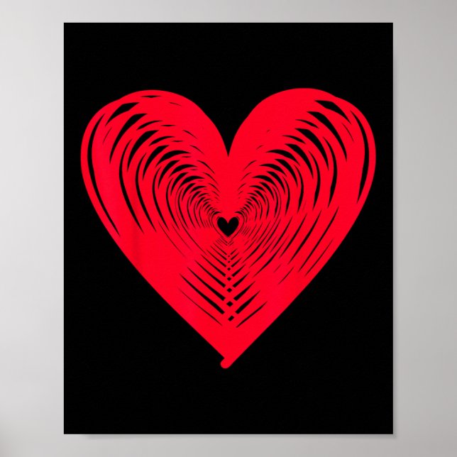 Glad Alla Hjärtans Dag Kärlek Hjärt  Poster (Framsidan)