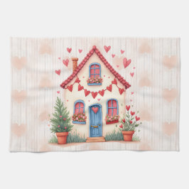 Glad Alla hjärtans dag! Kökshandduk