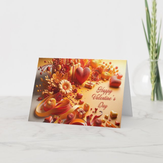 Glad Alla hjärtans dag Kort (Framsida)